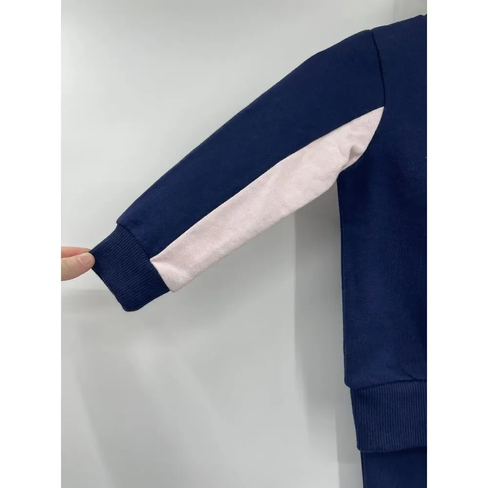 Puma Childrens Kids Girls Blue Lilac Sweatshirt Jogger Pants 2 pc Set 18 months - Picture 7 of 10